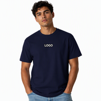 T-shirt Homme Col Rond Oversize 100% Coton Uni, Design Vierge, Production Flexible, Faible Commande Minimale, Usine de Confection pour l'Exportation
