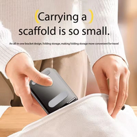 Cadeaux pour filles, support de téléphone portable pliable à 360 degrés avec design antidérapant en silicone, pour téléphones portables et tablettes