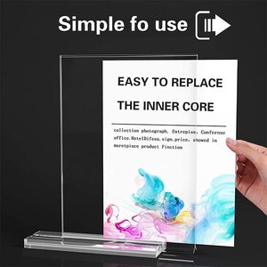 Tùy chỉnh rõ ràng Acrylic quảng cáo các tông kệ đứng hiển thị - Product Image 6