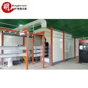 Alloy Wheel Powder Coating System Powder Paint Booth and Curing Oven for Rims