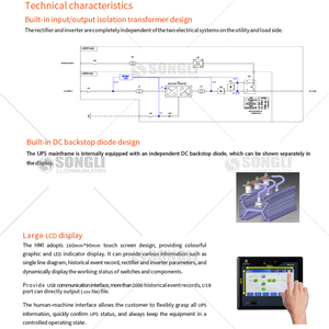 Vertiv <span class=keywords><strong>Liebert</strong></span> ngành công nghiệp up sức mạnh cụ thể <span class=keywords><strong>UPS</strong></span> hệ thống 10-120kva ba pha - Product Image 3
