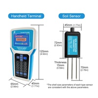 Analyseur de sol portable Hedao JXBS-3001-SCY-PT, testeur de sol NPK, testeur de nutriments du sol, testeur de pH NPK EC TEMP/HUMI