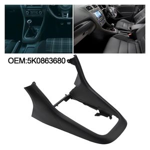 Volkswagen Golf 6 Dash Frame 5K0863680 <b>Black</b> Plastic Center <b>Console</b> Trim Part MB041 - Product Image 4