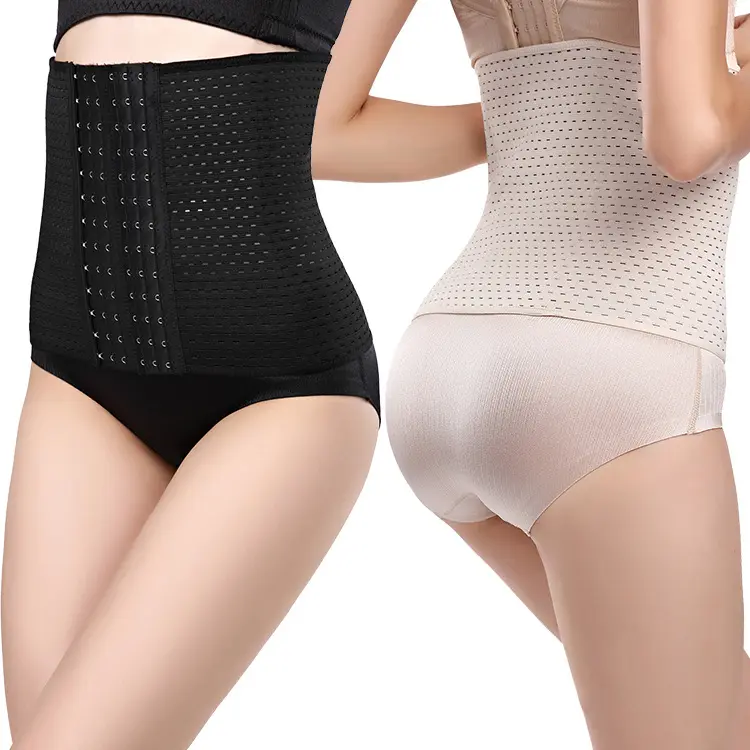 여성 허리 트레이너 Shapewear 숙녀 바디 쉐이핑 슬리밍 벨트 컨트롤 팬티 높은 허리 거들