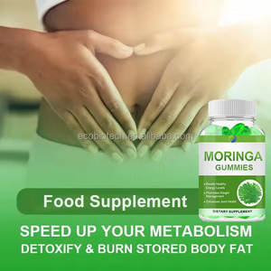 Moringa Gummies Vegan Pure Natural Organic Moringa Leaf Extract <b>Supplement</b> Moringa Gummies - Product Image 2