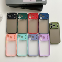 Coque de téléphone mate effet givré avec découpe précise pour appareil photo, fine et antichoc en TPU pour iPhone 17 Air 16 E 15 14 Plus 13 Pro Max
