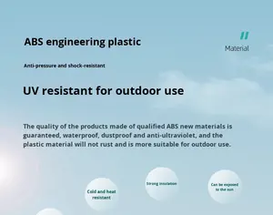 Kotak elektronik 300*200*170mm IP66 kedap air-ABS/PC plastik dapat dikunci kotak sambungan kabinet dasar kotak pelindung cangkang elektronik - Product Image 4