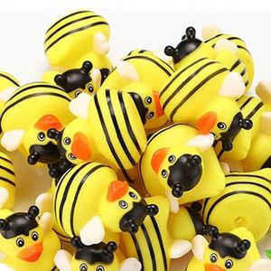 Promotional Low Price Assorted Design 2 Inch Custom Logo Bulk Vinyl Squeaky Yellow <b>Bath</b> Toys Rubber Duck - Product Image 6
