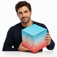 Boîte en carton ondulé personnalisée, boîte d'emballage pour aliments cuits à insertion unique, boîte en papier écologique personnalisée en gros