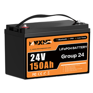 Batterie LiFePO4 24V 150Ah avec BMS intelligent, batterie au lithium industrielle pour l'éclairage de chantier en extérieur - Product Image 1