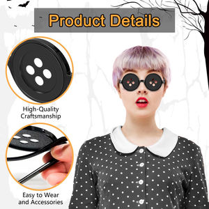 Gafas con Botones, Accesorios para <span class=keywords><strong>Disfraces</strong></span> <span class=keywords><strong>de</strong></span> Películas, Gafas Divertidas para <span class=keywords><strong>Halloween</strong></span>, Regalo <span class=keywords><strong>de</strong></span> Navidad o Cumpleaños - Product Image 3