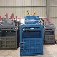 Presse à balles compacteuse pour le recyclage du foin haché, des feuilles, du bois, du plastique et des pneus usagés