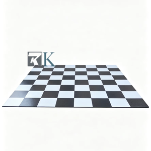 Plancher de danse portable de haute qualité pour fêtes, mariages et événements, avec plateforme en PVC et bordure en aluminium - Product Image 1