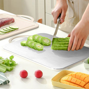 أحدث المنتجات الواصلين حديثًا استخدام على الوجهين البيج الغذاء الصف الفولاذ المقاوم للصدأ الخضروات البلاستيكية للمقبض - Product Image 5