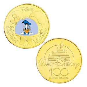 Monete d'Oro Commemorative a Tema Paperino, Stile Anime Americano, Distintivi da Collezione, Articolo di Grande Successo - Product Image 5