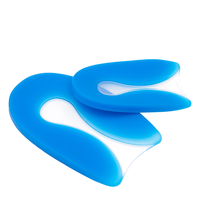 Semelles orthopédiques en silicone pour talon, soulagement de la douleur et traitement des pointes osseuses, des pieds endoloris ou contusionnés, gels pour semelles intérieures