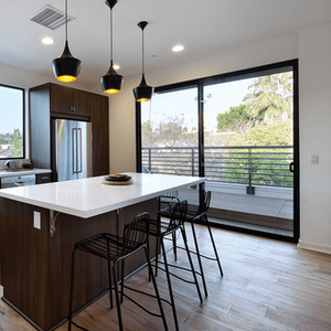 Elegantes puertas correderas de aluminio de aspecto minimalista adecuadas <span class=keywords><strong>para</strong></span> la decoración de interiores de la cocina de la sala de estar - Product Image 5