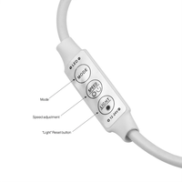 Bande lumineuse LED flexible Esann DC5-24V MINI, monocolore, avec variateur LED à 3 boutons pour bande LED monocolore