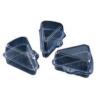 Factory Whole Custom ized Recyclable Clear PET Einweg Rechteck Clam shell Kuchen & Brot Verpackungs behälter Box mit Stempel