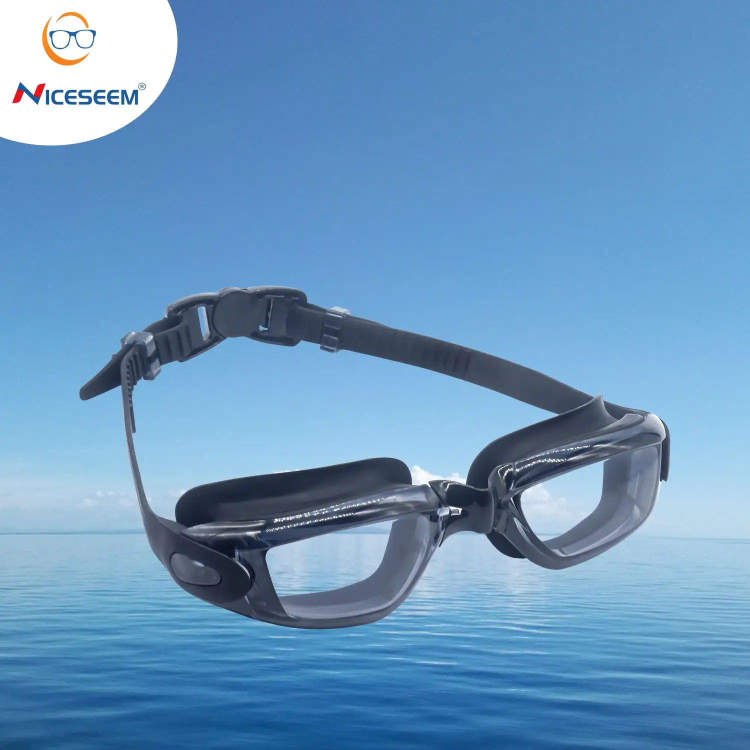 새로운 별 안개 방지 수영 안경 맞춤형 실리콘 스트랩 거울 코팅 고급 경쟁 전문 레이스 수영 고글
