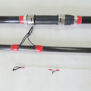 Caña de pescar de Surf Carbono 3 secciones 14ft Peso del señuelo 100-250g Caña de pescar de Surf Caña de pescar larga - Product Image 4