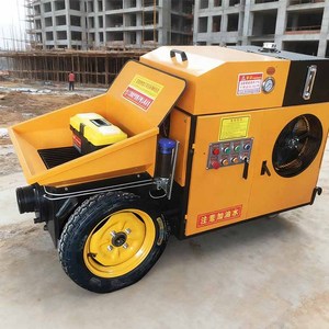 Pompe à béton bibo, mini-pompe à béton diesel, prix de la pompe à béton, machines d'ingénierie et de construction - Product Image 4
