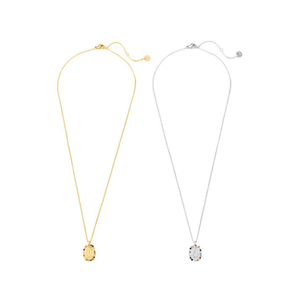 Collana con Ciondolo a Forma di Lettera Z Q 10x15Cm, Diamante in Acciaio Oro e Argento, Catena Minimalista a Serpente Unisex per Uso Quotidiano - Product Image 2