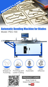 Perfect Laser - Máquina de Doblado de Cuchillas de Alta Precisión Comercial con Computadora para Acero, Papel, Madera, MDF, Diseño de Módulos CNC - Product Image 5