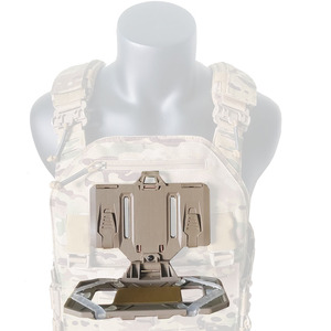 Gilet tactique DF Board avec panneau de navigation frontal pliable et support pour téléphone portable, sac administratif, équipement de défense personnelle, harnais de poitrine - Product Image 4