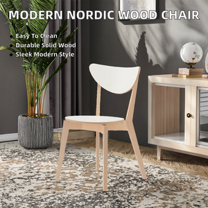 Chaise de salle à manger en tissu nordique moderne pour la salle de bain, meubles de maison - Product Image 2