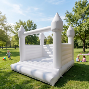 Trampolín Inflable para Bodas, Castillo de Cumpleaños para Niños, Trampolín Blanco para Fotografías, Accesorios para Pedidas de Mano - Product Image 2
