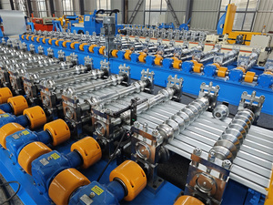 Maquinaria Hidráulica <span class=keywords><strong>para</strong></span> la Fabricación de Tejas de Acero de Color <span class=keywords><strong>para</strong></span> Construcción de Ingeniería, con Engranajes y Rodamientos, en Venta - Product Image 3