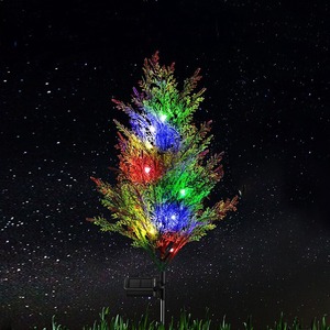 Luces Solares LED para Árboles, 7 Colores, Decoración de Jardín Impermeable para Exteriores, Lámpara de Césped Navideña - Product Image 3
