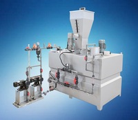 Unité de préparation automatique de polymères certifiée ISO CE avec contrôle PLC, capacité 300-5000 L, système de dosage de floculant PAM