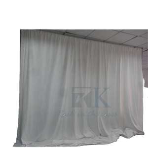 RK 30x10ft Quick-Setup Pipe & Drape <b>Backdrop</b>, Aluminum/Steel <b>Frame</b> with Chiffon Panels for Weddings & Trade Shows - Product Image 2