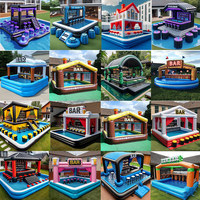 Bar de piscine gonflable de qualité extérieure, tente de pub, maison de fête pour adultes, bar de piscine flottant gonflable en PVC pour jardin, plage, événement en plein air