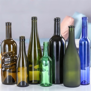 Venta al por mayor 750ml Borgoña vidrio botella de vino Producción de fábrica de la mejor calidad embalaje vacío para licor para vino - Product Image 3