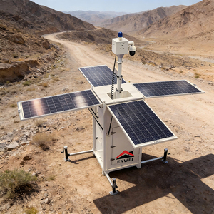 Torres de Vigilancia Solares Portátiles, Unidad de Seguridad Solar Móvil, Caja CCTV para Vigilancia de Día Completo - Product Image 4