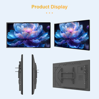 Pantalla Digital de Señalización de 55 Pulgadas con Sistema Android para Montaje en Pared, Gráficos Animados LCD para Interiores, para Tiendas Minoristas y Restaurantes