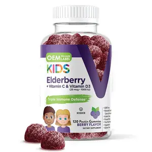 Kids Elderberry Gummies with Vitamin C and Zinc