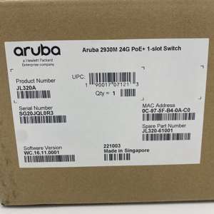 Commutateur JL320A HPE <span class=keywords><strong>Aruba</strong></span> <span class=keywords><strong>2930M</strong></span> 24G POE + 1-Slot <span class=keywords><strong>24</strong></span> Ports 10/100/1000 avec meilleur prix - Product Image 6