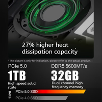 Laptop HP OMEN MAX ad Alte Prestazioni Intel Core Ultra 9 275HX con RTX 5090 RTX5080 RTX5070Ti 32G 1TB 16 Pollici Notebook da Ufficio di Fascia Alta