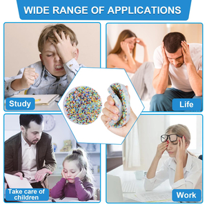 Almohadillas de Silicona Reutilizables para Aliviar la Ansiedad y el Estrés, Juguetes Sensoriales Extraíbles para TDAH - Product Image 2
