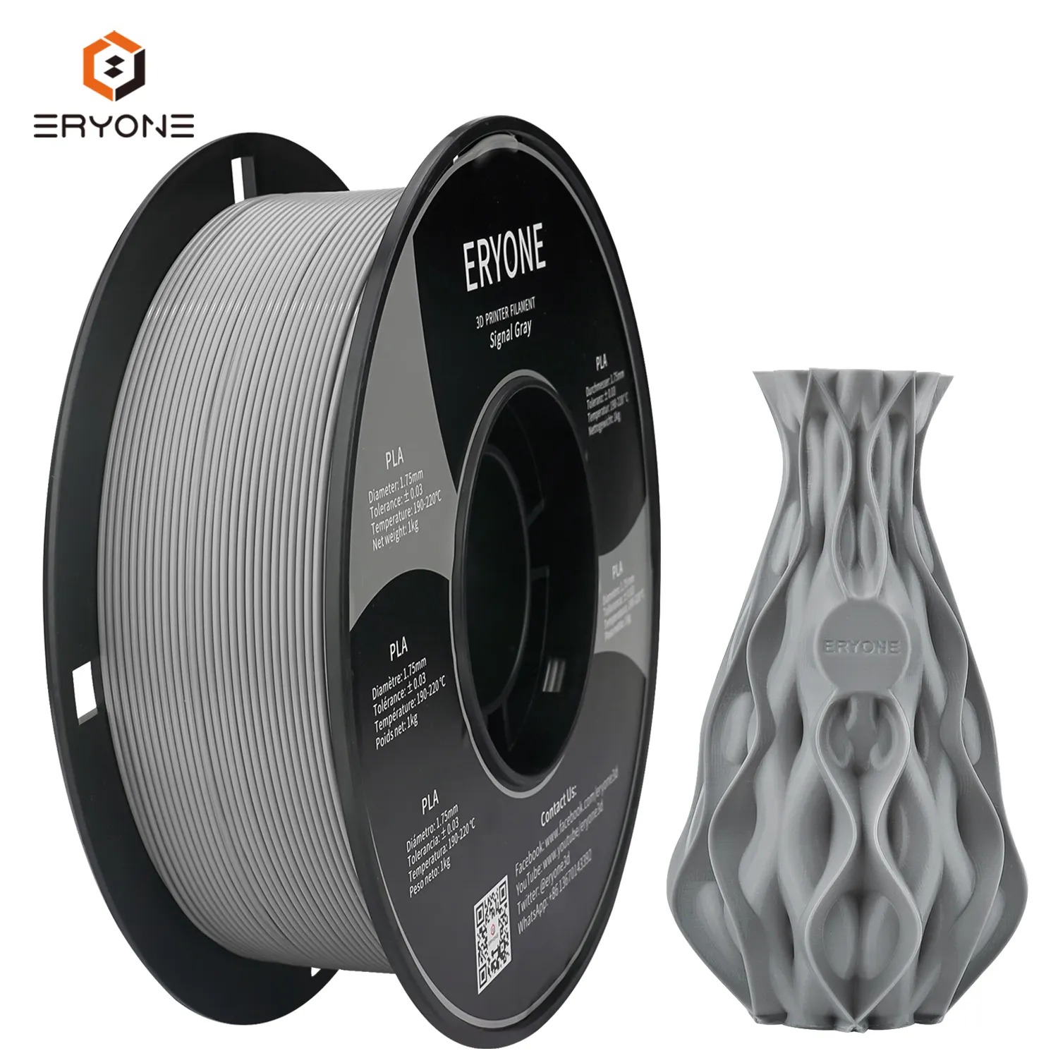 ERYONE 3 lw-pla 3d filaments conductive 3d filament pla plastic extruders pla filament