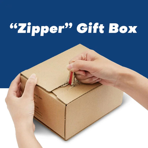 OEM nhà máy biểu tượng tùy chỉnh màu đen dây kéo sóng bao bì thể hiện gửi thư hộp các tông sóng - Product Image 4