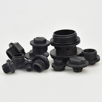 Sceller l'arrêt de tuyau eau hexagone rainurage plastique Nylon protection filetée bouchons durs
