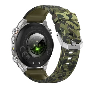 2026 AK105 Rugged Outdoor Smart Watch 1.53" Large Battery 1000mAh IP68 Waterproof LED Flashlight Smartwatch - Product Image 5
