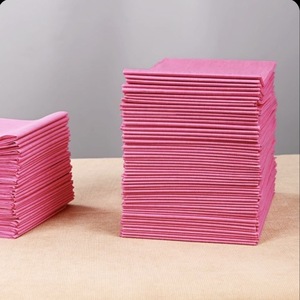 Mia Disposable Fitted Nonwoven Spa <b>Bed</b> Covers for Beauty Salon & Hotel Waterproof <b>White</b> Pink Blue Therapy Tables for Home Use - Product Image 4