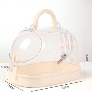 Cage <span class=keywords><strong>à</strong></span> oiseaux en acrylique Kangdarpet pour perroquet, cage portable, sac <span class=keywords><strong>de</strong></span> transport, cage <span class=keywords><strong>à</strong></span> oiseaux en peau <span class=keywords><strong>de</strong></span> tigre, cage <span class=keywords><strong>à</strong></span> oiseaux noire, capsule <span class=keywords><strong>de</strong></span> visualisation, cage extérieure - Product Image 6