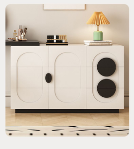 Table de maquillage en bois de style italien avec tiroirs, personnalisable en blanc et noir, table de maquillage de luxe pour filles avec miroir - Product Image 6